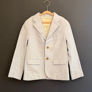 Janie and Jack Boys Light Blue Blazer & Pants Set Size 7 Spring Suit. Like New!